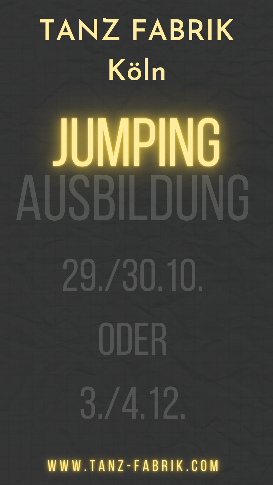 Werde JUMP FABRIK Jumping Trainer*in